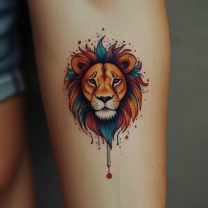 design lion tattoo