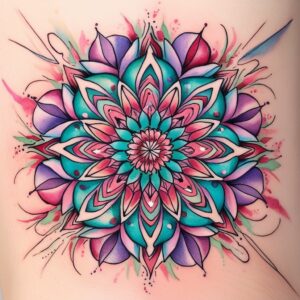 dotwork mandala tattoo designs