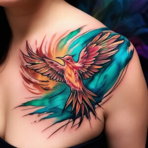 dragon and phoenix tattoo designs