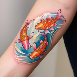 dragon koi fish tattoo designs