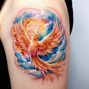 dragon phoenix tattoo designs