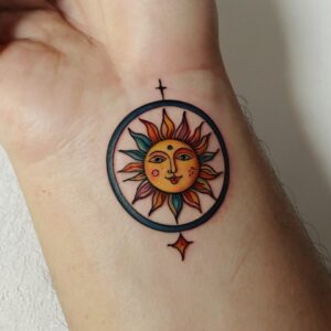 egyptian sun tattoo designs