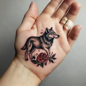 evil wolf tattoo designs