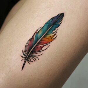 feather tattoo design