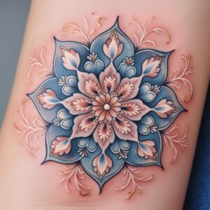 feminine lace mandala tattoo designs