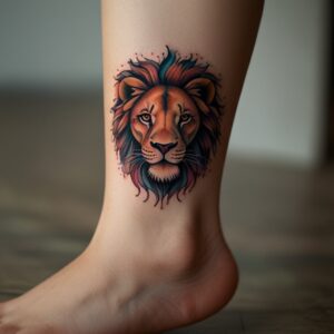 forearm lion tattoo designs