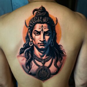 forearm lord shiva tattoo