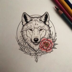 forearm wolf tattoo designs