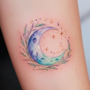 full moon tattoo designs