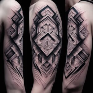 geometric circle tattoo designs