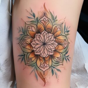 geometric mandala tattoo designs