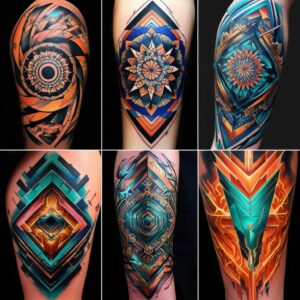 geometric pattern tattoo designs