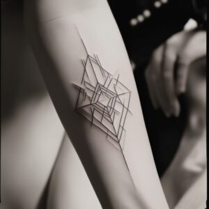 geometric sleeve tattoo designs