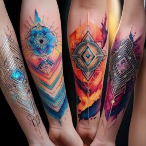 geometric tattoo designs for guys