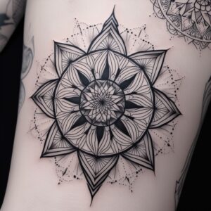 geometric tattoo designs for men