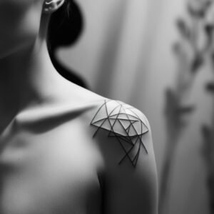 geometric tattoo sleeve designs