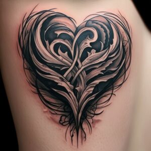 heart outline tattoo designs