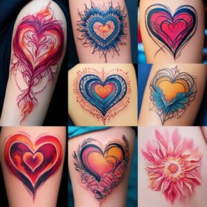 heart tattoo designs simple