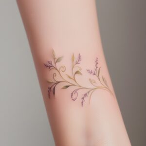 heart vine tattoo designs