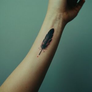 indian feather tattoos designs