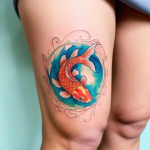 japanese koi fish tattoo designs