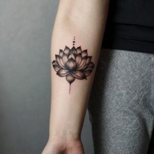 koi fish and lotus flower tattoo designs