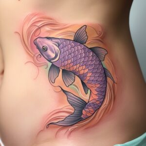 koi fish yin yang tattoo designs