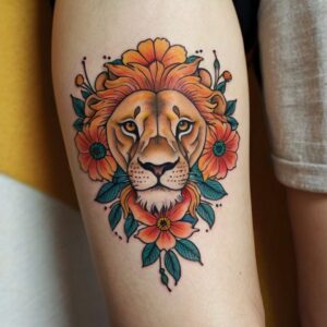 lion and tiger tattoo designs