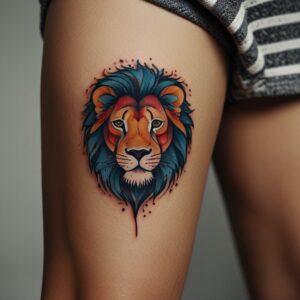 lion family tattoo designs