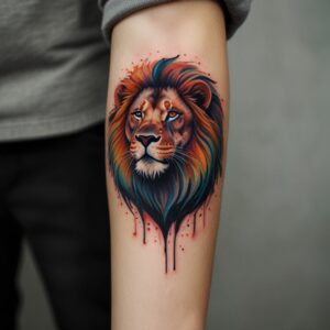 lion leo tattoo designs