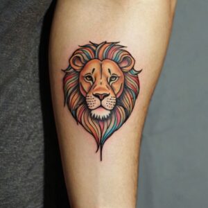 lion roar tattoo designs