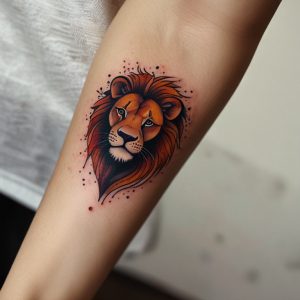 Lion tattoo design