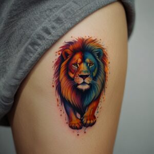 lion tribal tattoo designs