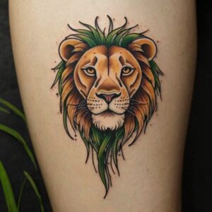 lion warrior tattoo designs