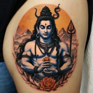 lord shiva and ganesha tattoo