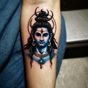 lord shiva chest tattoo