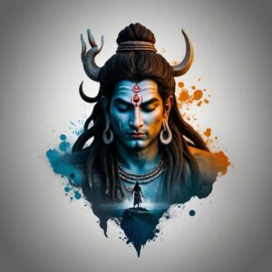 lord shiva meditation tattoo