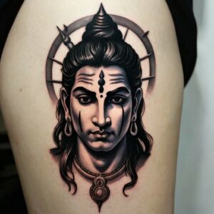 lord shiva third eye tattoo