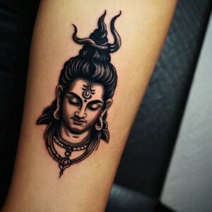 lord shiva trishul tattoo