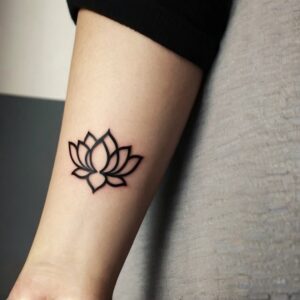 lotus flower back tattoo designs