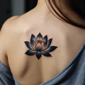 lotus flower design tattoo