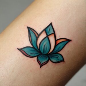 lotus flower hand tattoo designs