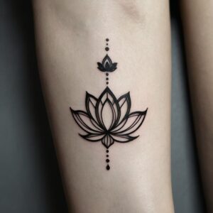 lotus flower henna tattoo designs