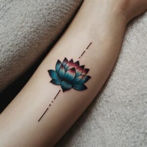 lotus flower tattoo design