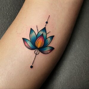 lotus flower tattoo designs for women