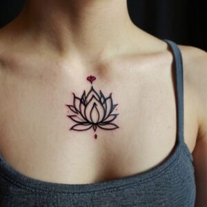 lotus flower tattoo designs on shoulder