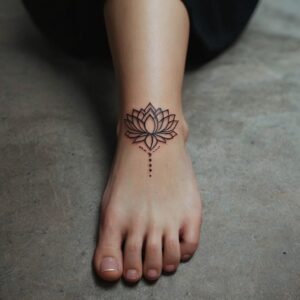 lotus flower tattoo designs small