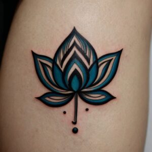 lotus flower vine tattoo designs