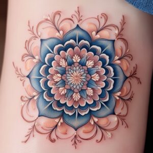 lotus mandala tattoo design