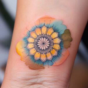 mandala design tattoo